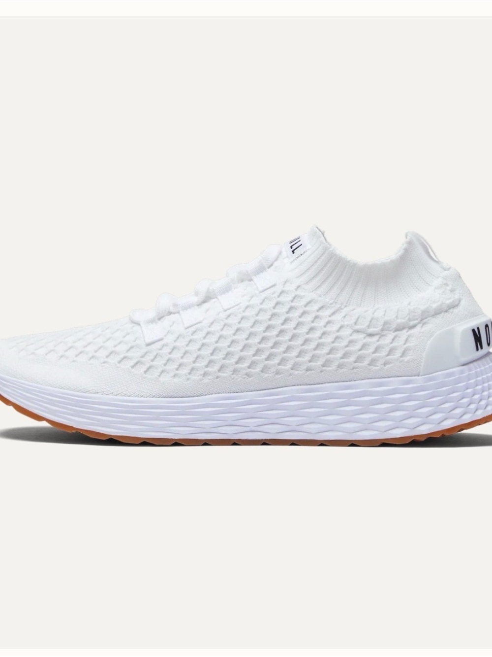 NOBULL White AllDay Knit Slip-On Athletic Shoes